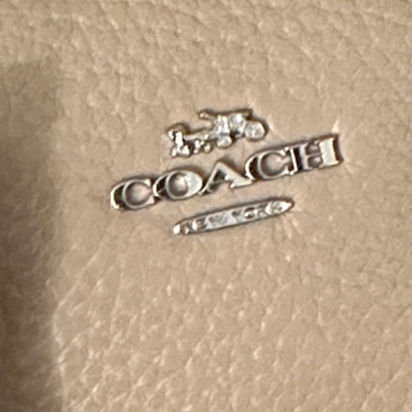 Coach Beige Leather Satchel - Picture 2 of 16